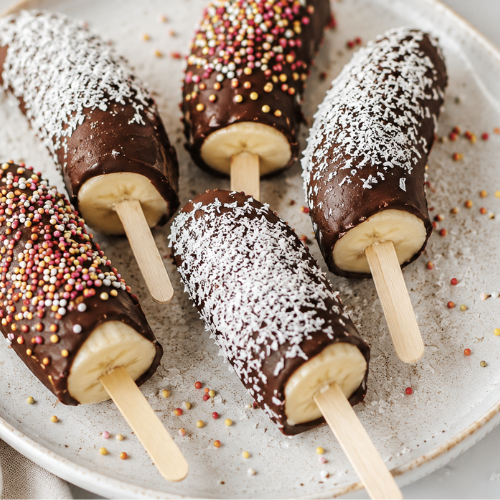 ijs traktatie bananenijsjes